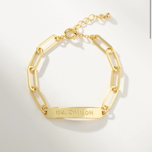 NWT Adjustable “Uncommon” Gold Vermeil Chain Bracelet - Picture 2 of 7